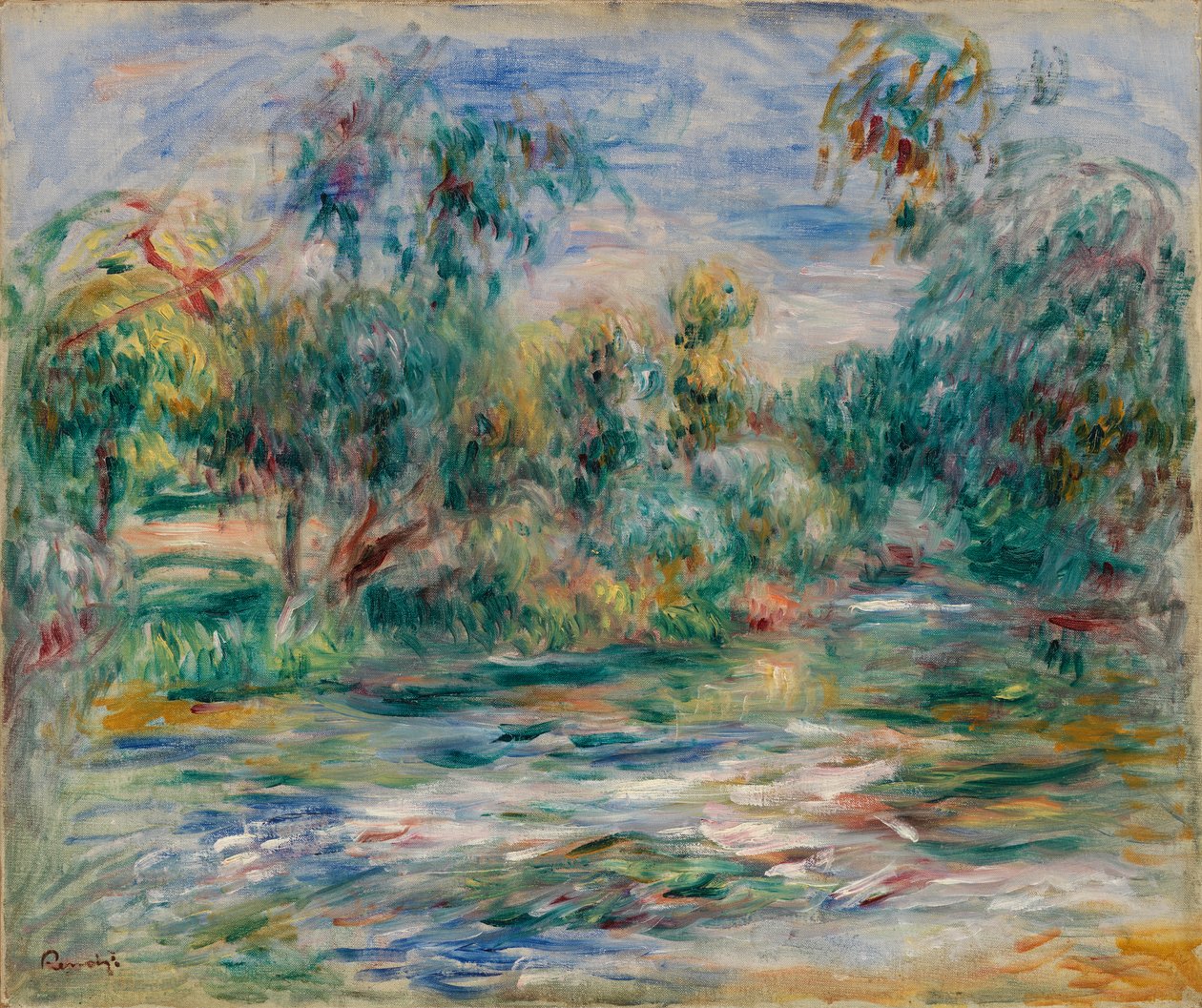 Paisaje de Pierre Auguste Renoir