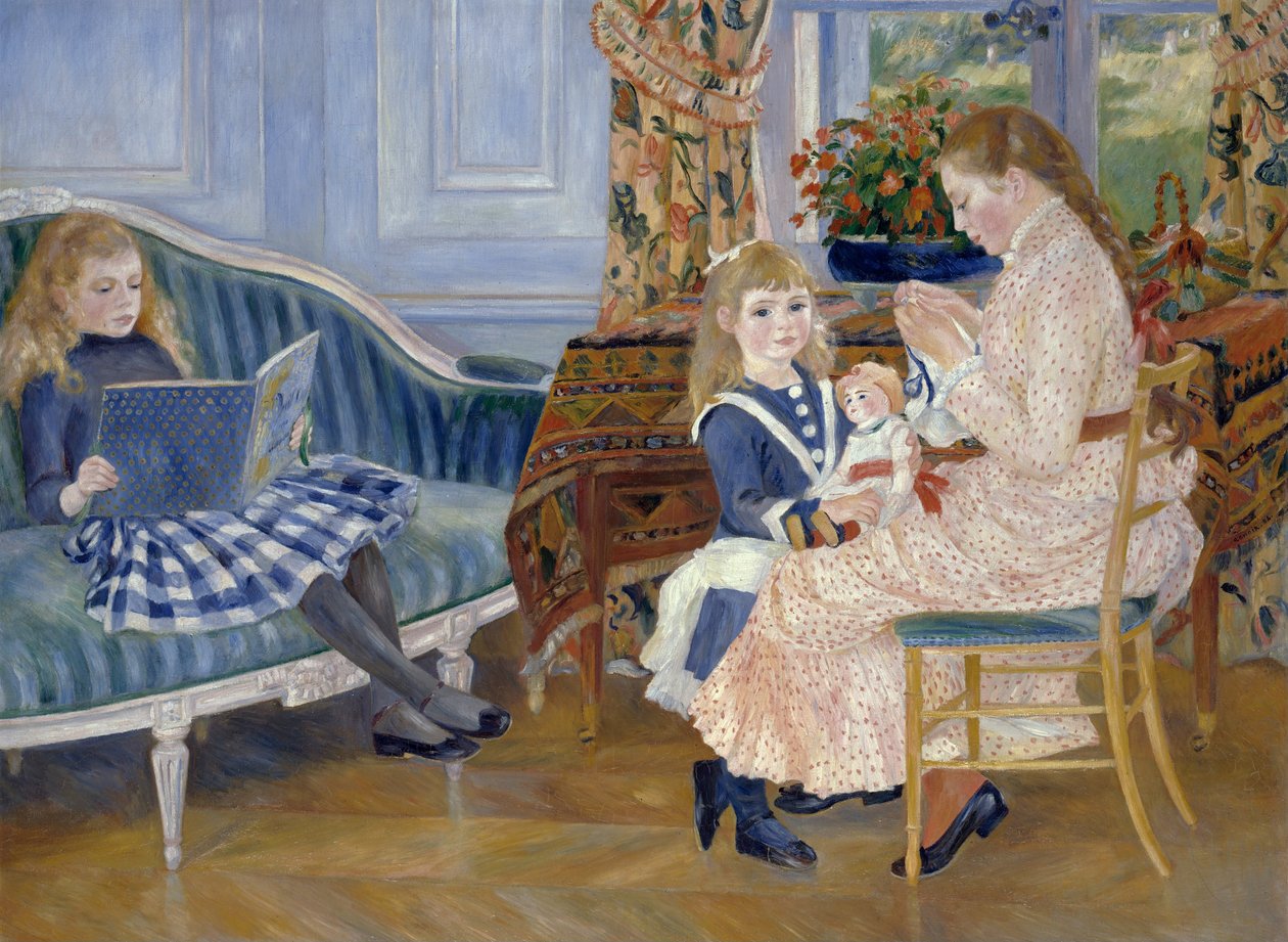 La tarde de los niños en Wargemont de Pierre Auguste Renoir
