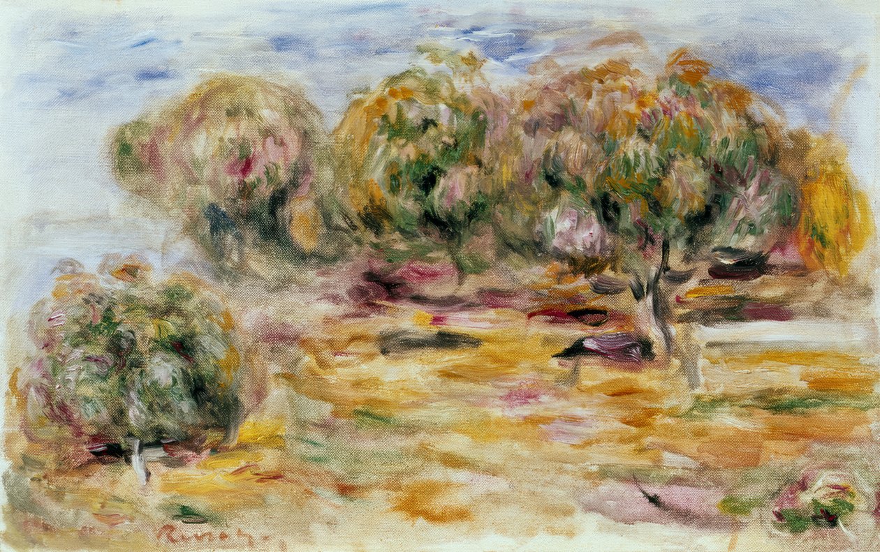 El jardín de las Collettes de Pierre Auguste Renoir