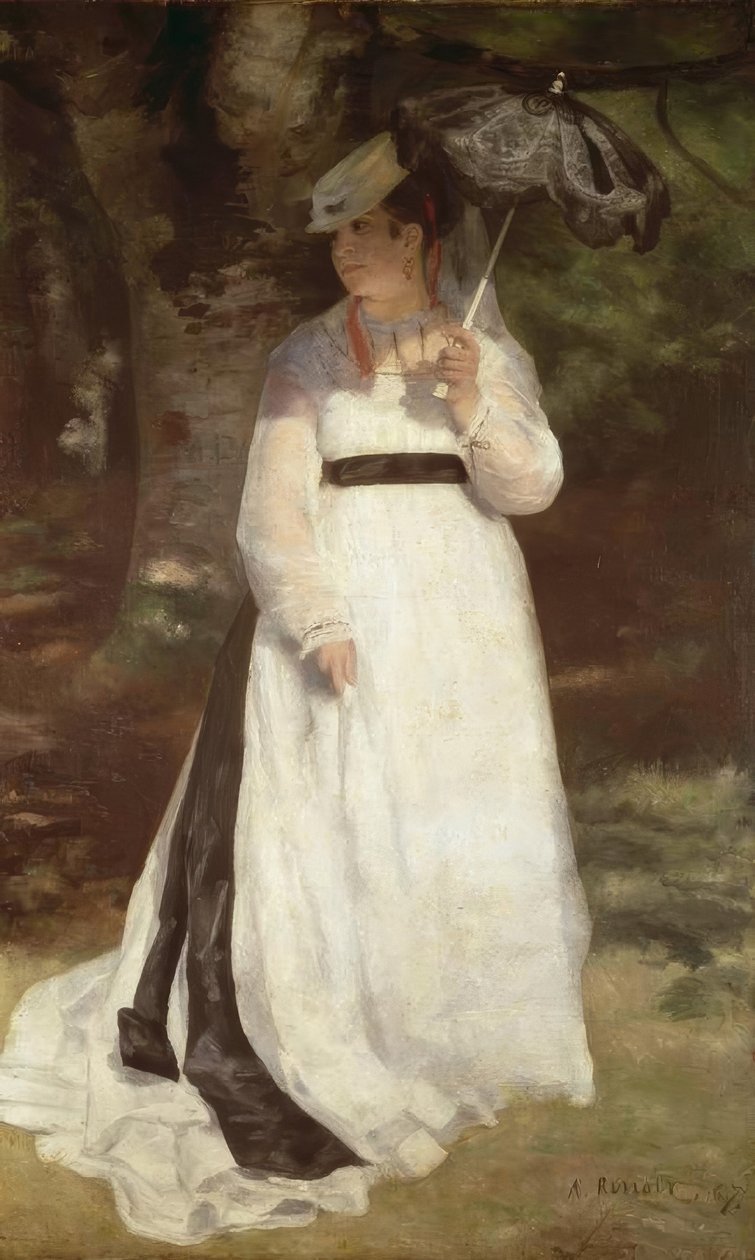 Lise con sombrilla de Pierre Auguste Renoir