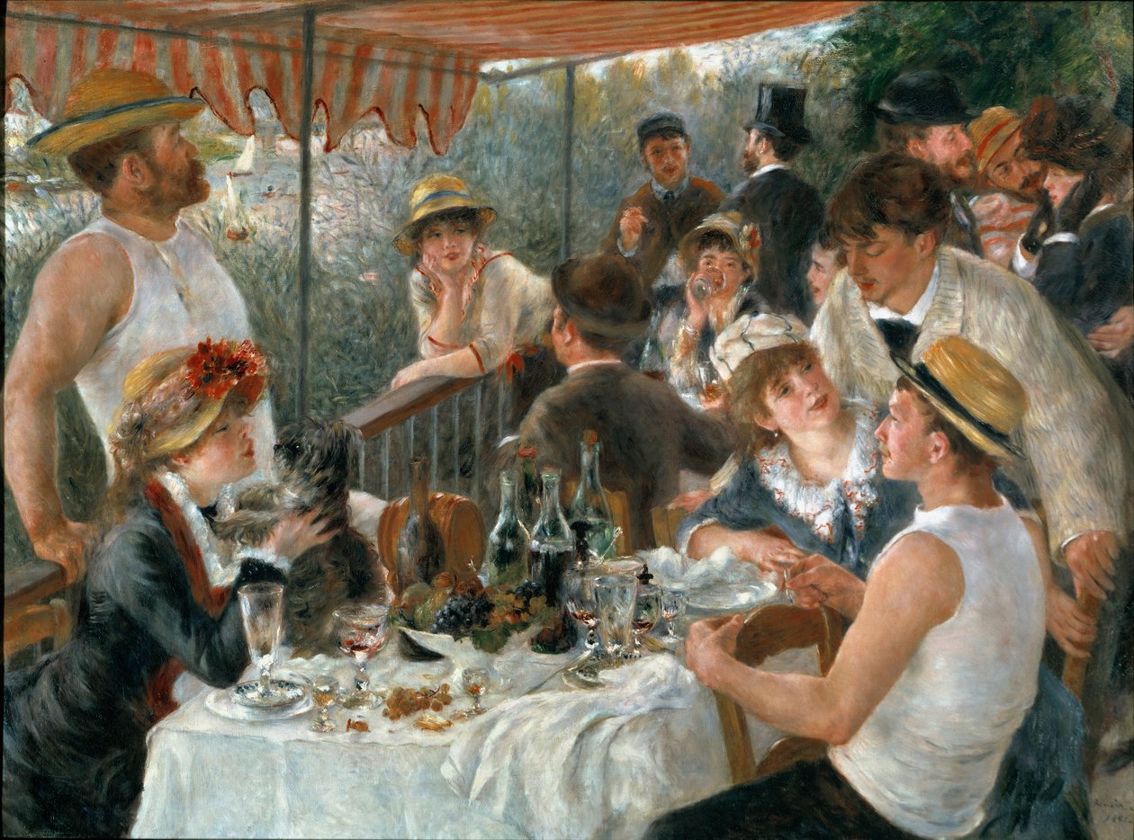 Almuerzo de los remeros de Pierre Auguste Renoir