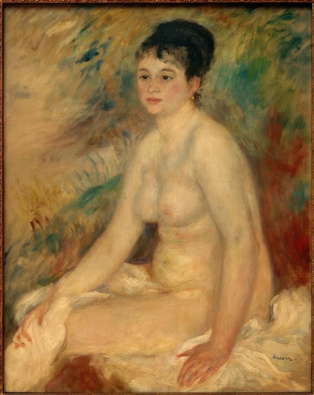 Después del baño de Pierre Auguste Renoir