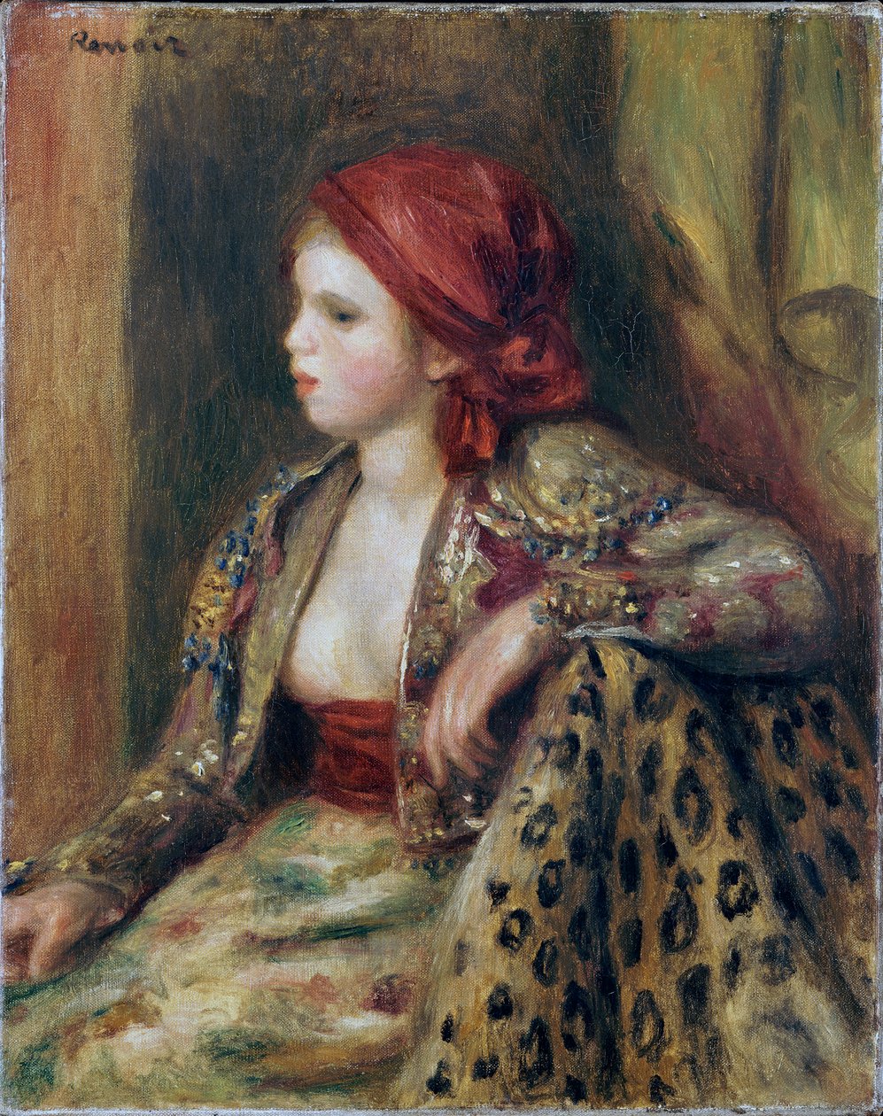 Odalisca, c.1895 de Pierre Auguste Renoir
