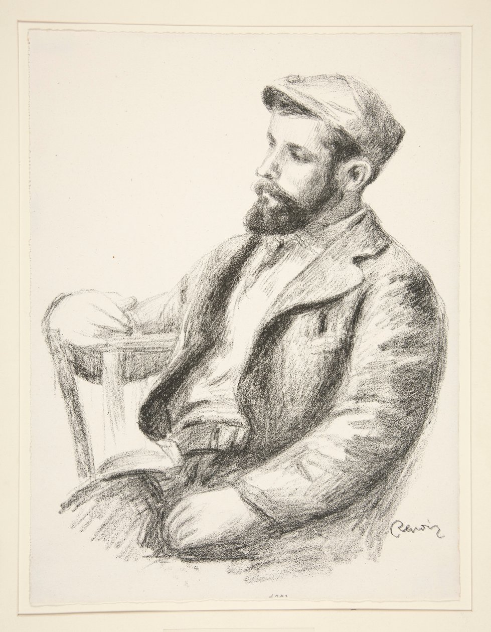 Retrato de Luis Valtat de Pierre Auguste Renoir