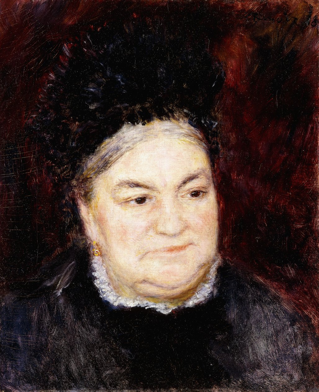 Retrato de una anciana de Pierre Auguste Renoir