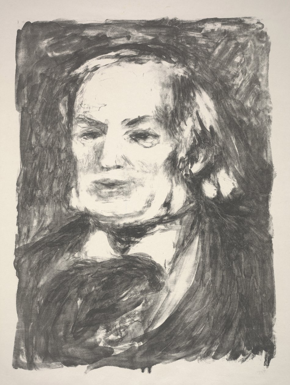 Retrato de Richard Wagner de Pierre Auguste Renoir