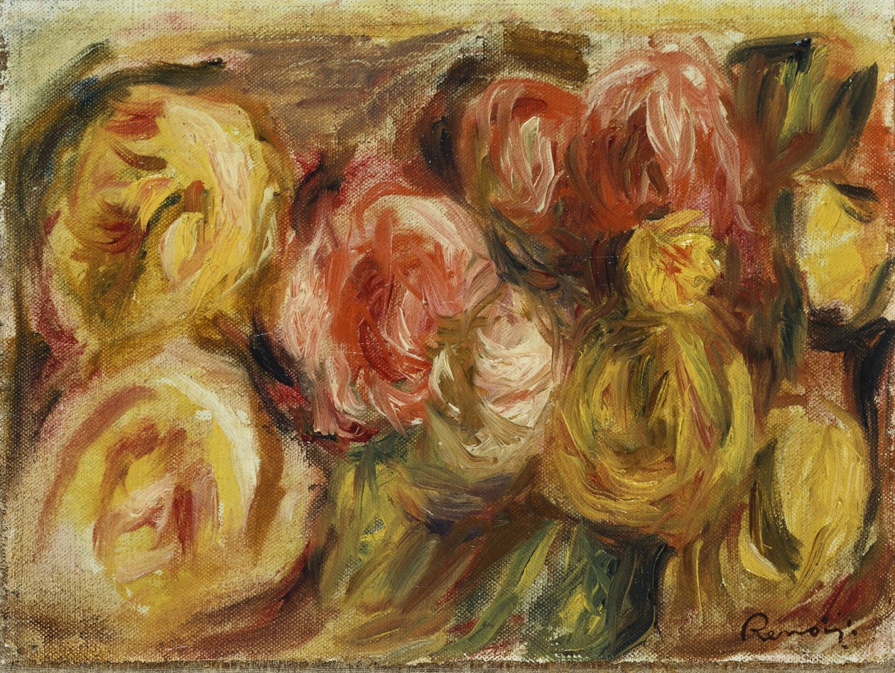 Rosas de Pierre Auguste Renoir