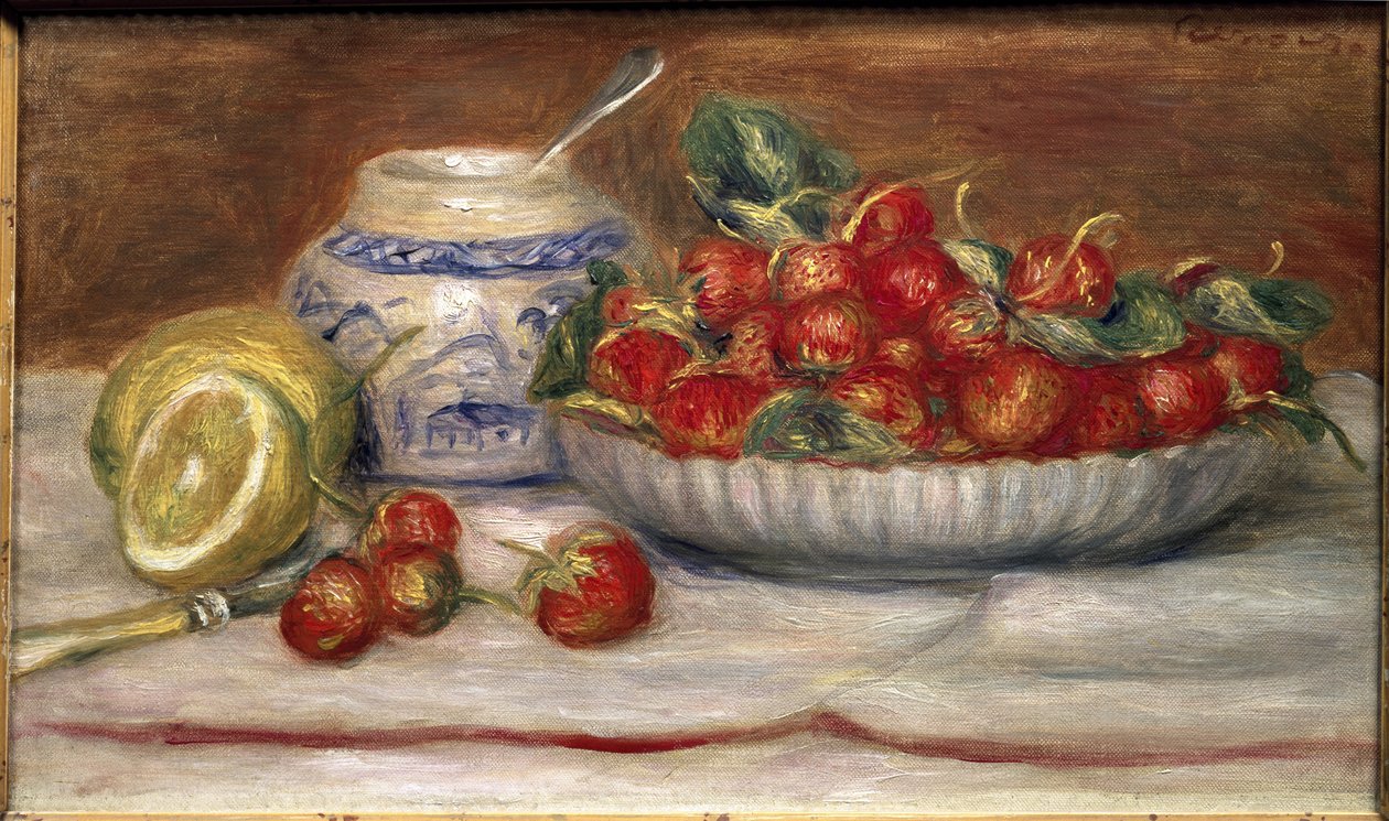 Fresas de Pierre Auguste Renoir
