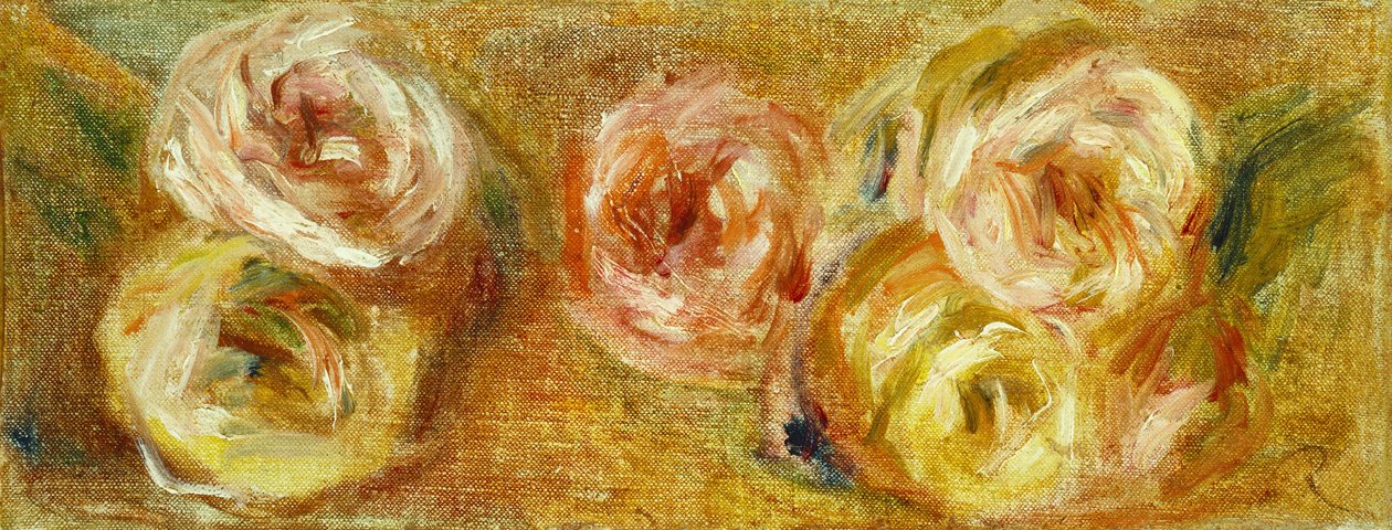 Rosas esparcidas, c.1915 de Pierre Auguste Renoir