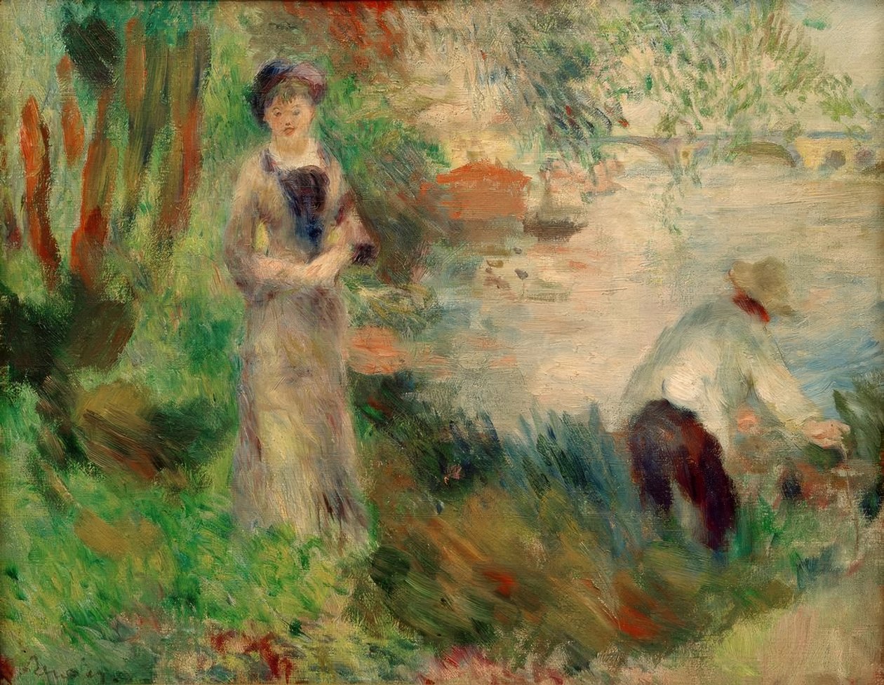 En la Isla de Chatou de Pierre Auguste Renoir