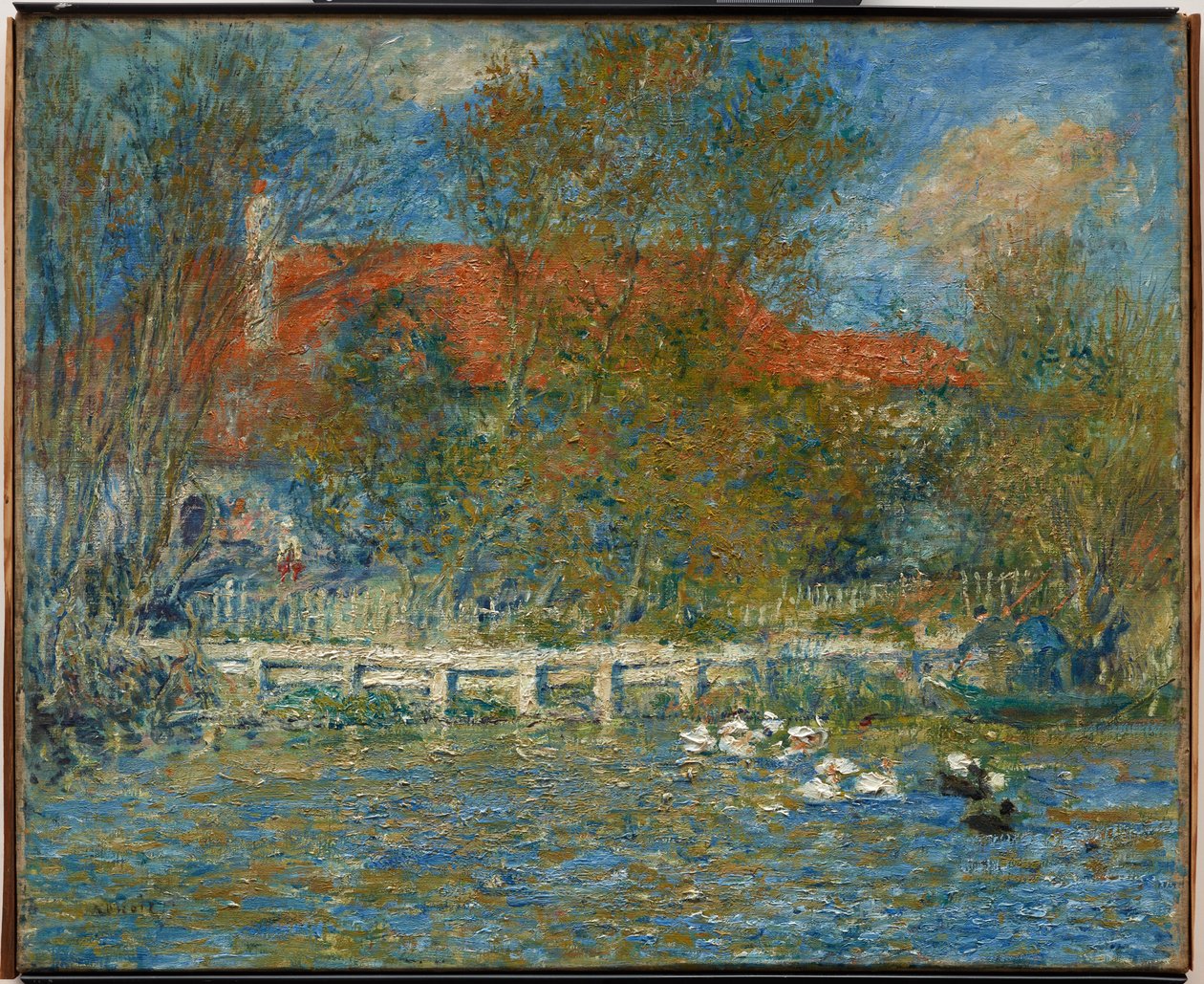 El estanque de los patos de Pierre Auguste Renoir