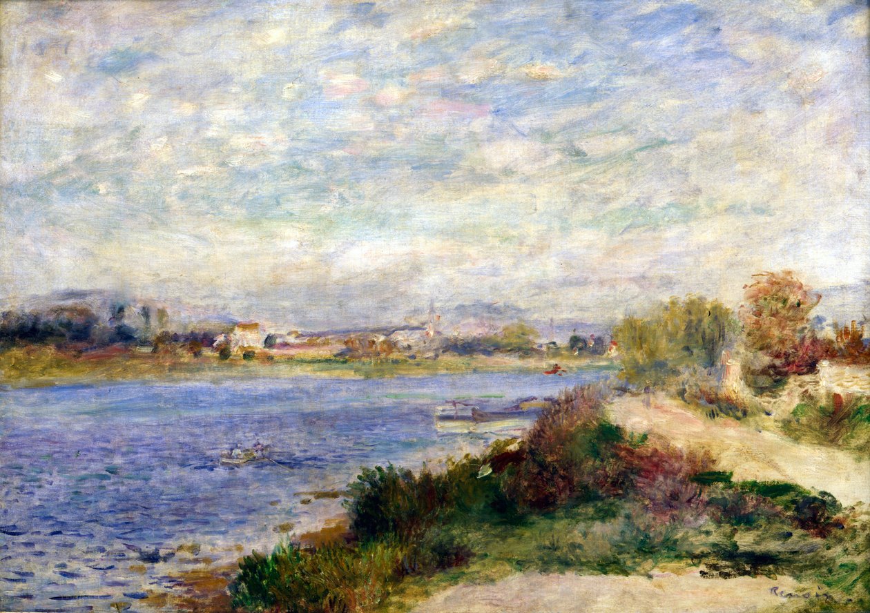 El Sena en Argenteuil de Pierre Auguste Renoir