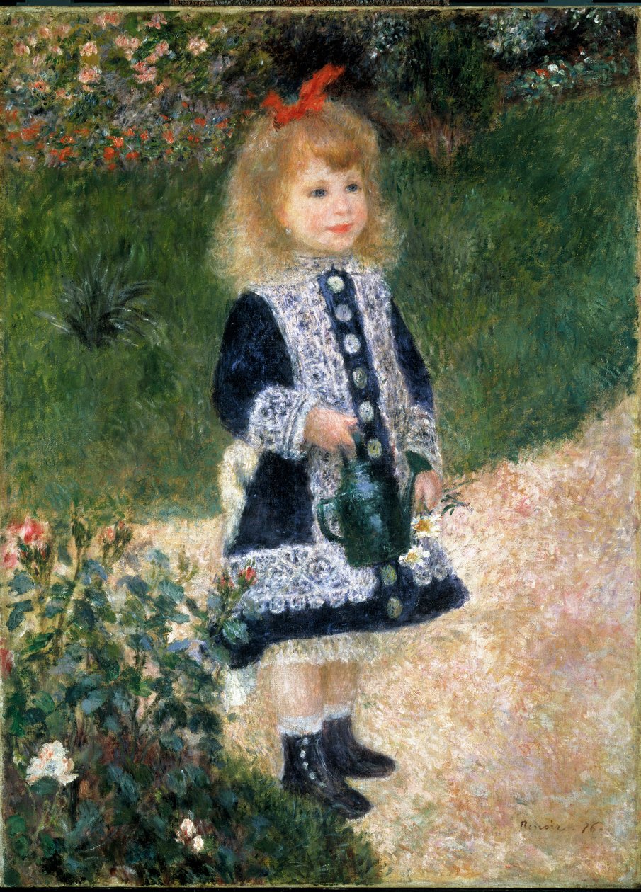 El niño con la regadera de Pierre Auguste Renoir