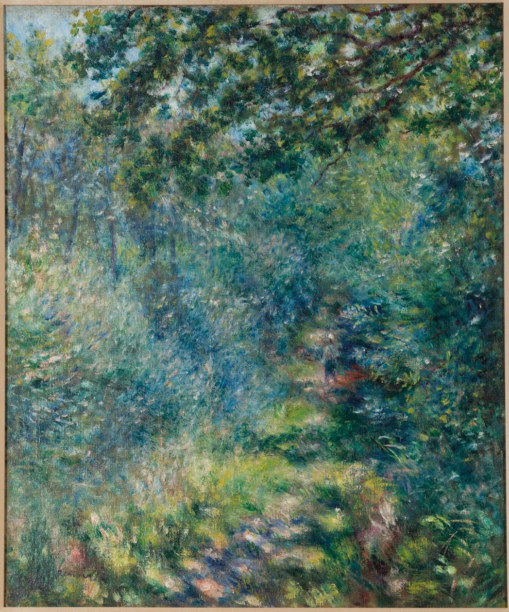 Sendero en el bosque, c.1874-77 de Pierre Auguste Renoir