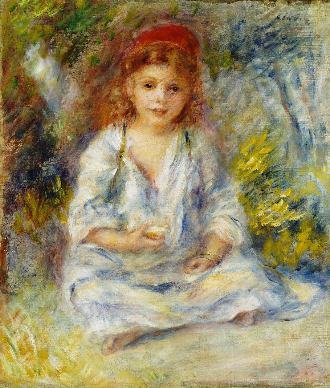Joven argelina, c.1881 de Pierre Auguste Renoir