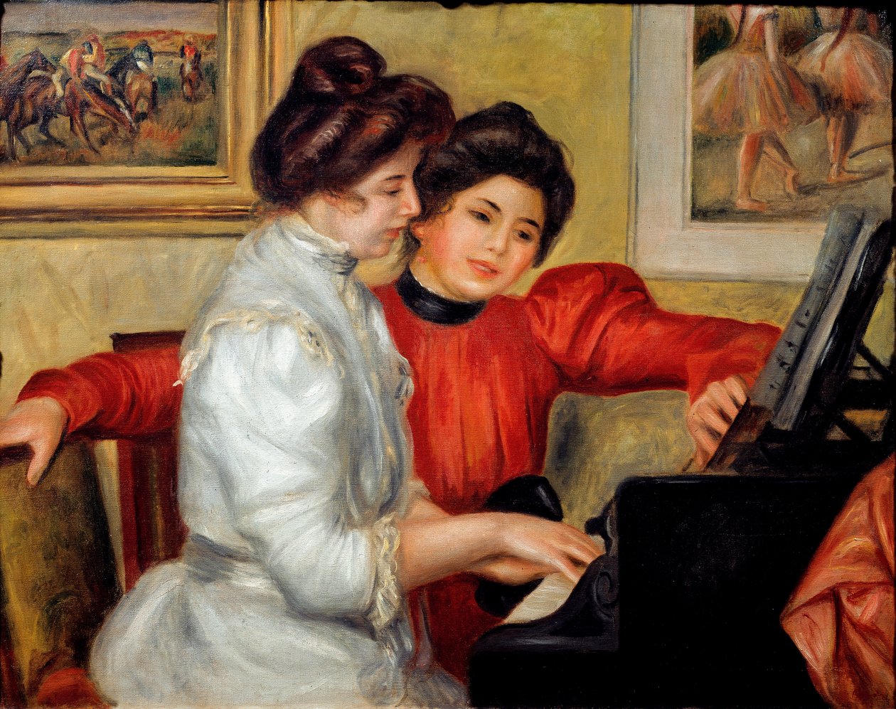 Yvonne y Christine Lerolle al piano de Pierre Auguste Renoir