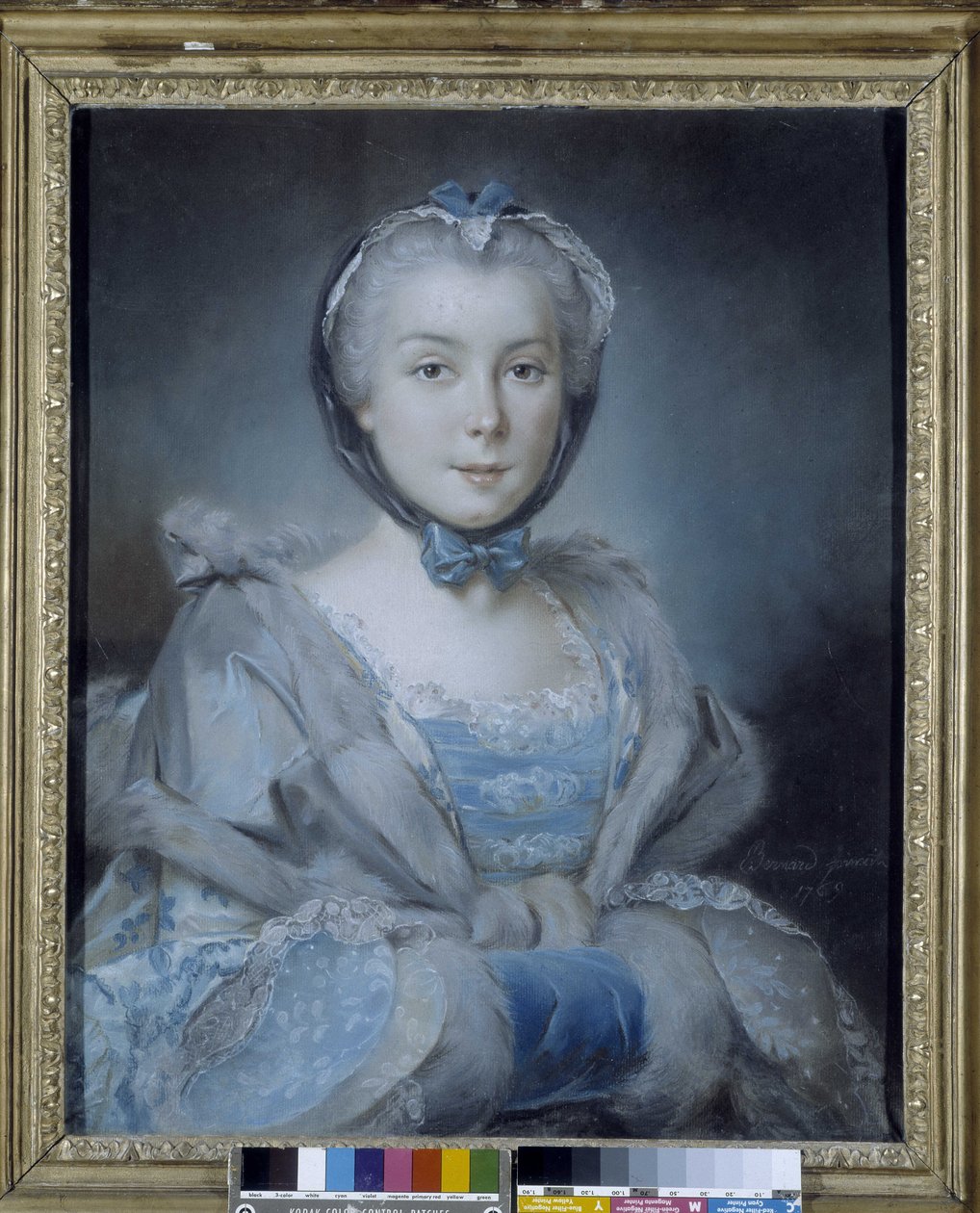 Retrato de una mujer de azul de Pierre Bernard