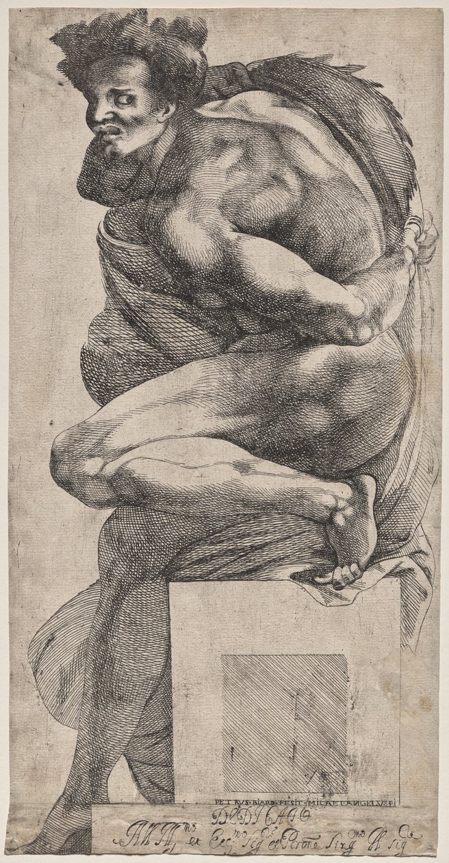 Ignudo (después de Miguel Ángel) de Pierre Biard the Younger