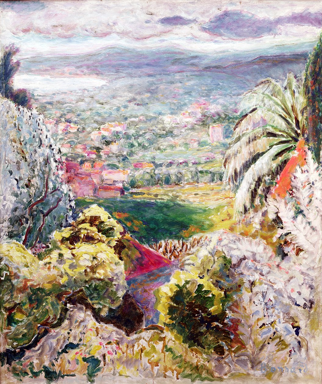 Bahía de Cannes, c.1937 de Pierre Bonnard