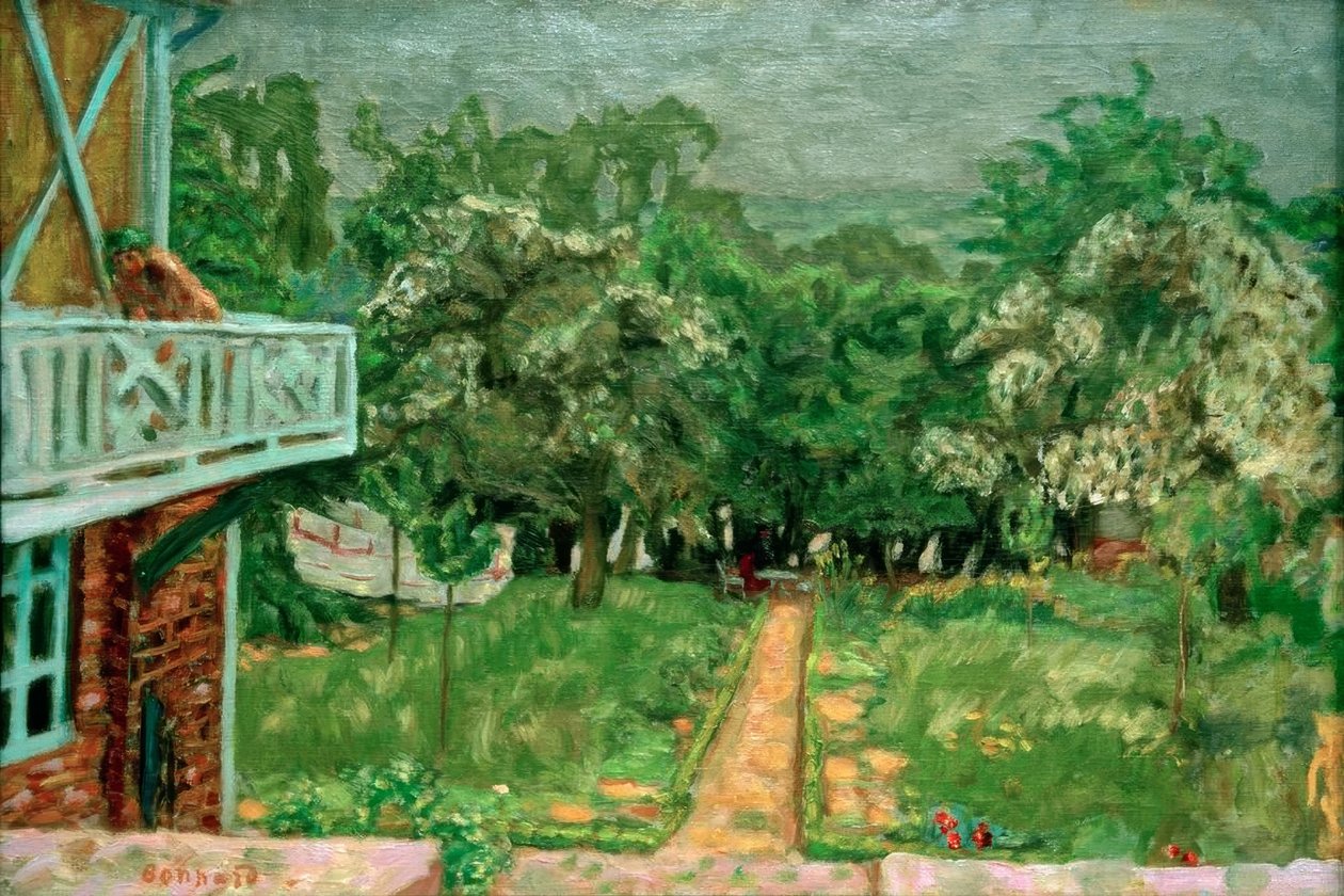 Balcón azul de Pierre Bonnard
