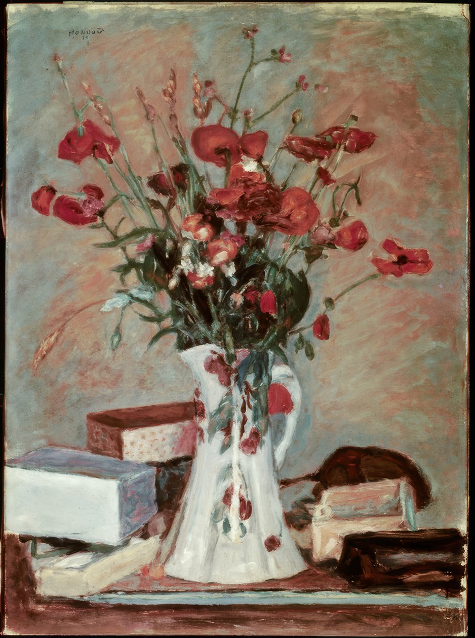 Amapolas y gramíneas de Pierre Bonnard