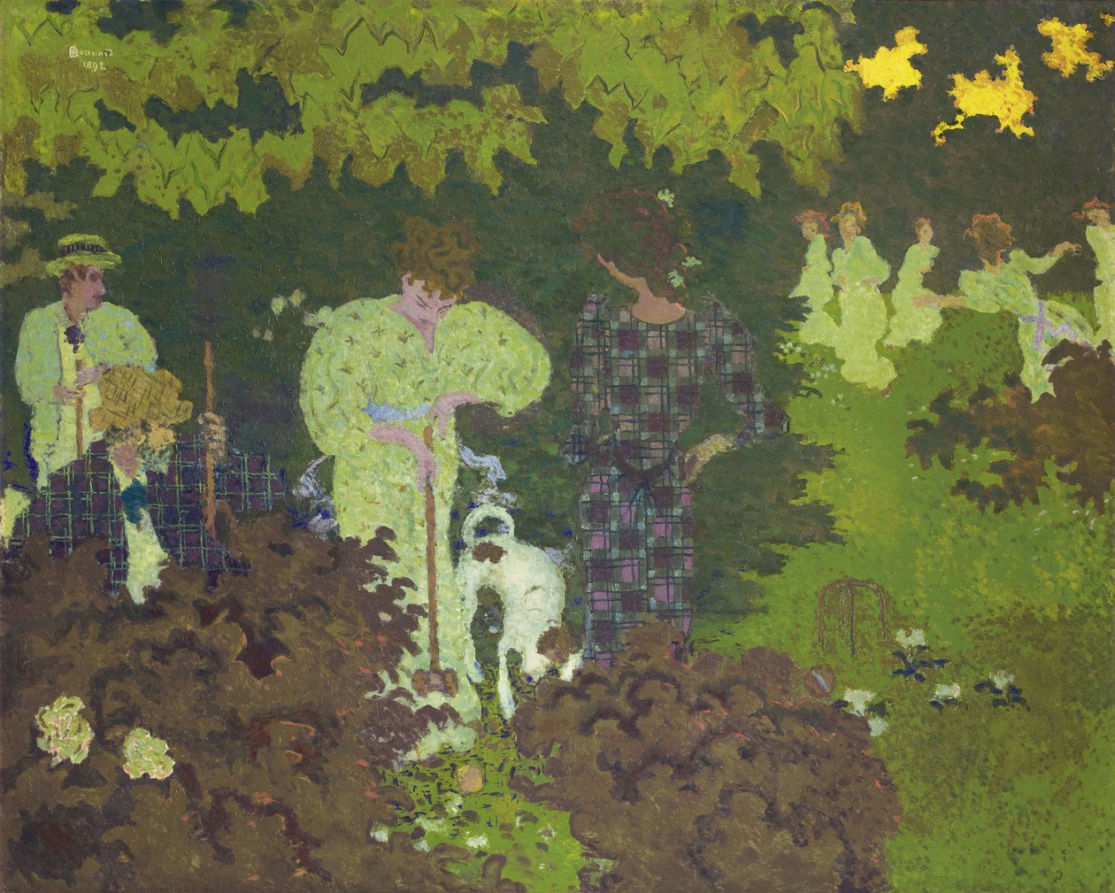 Croquet, 1892 de Pierre Bonnard