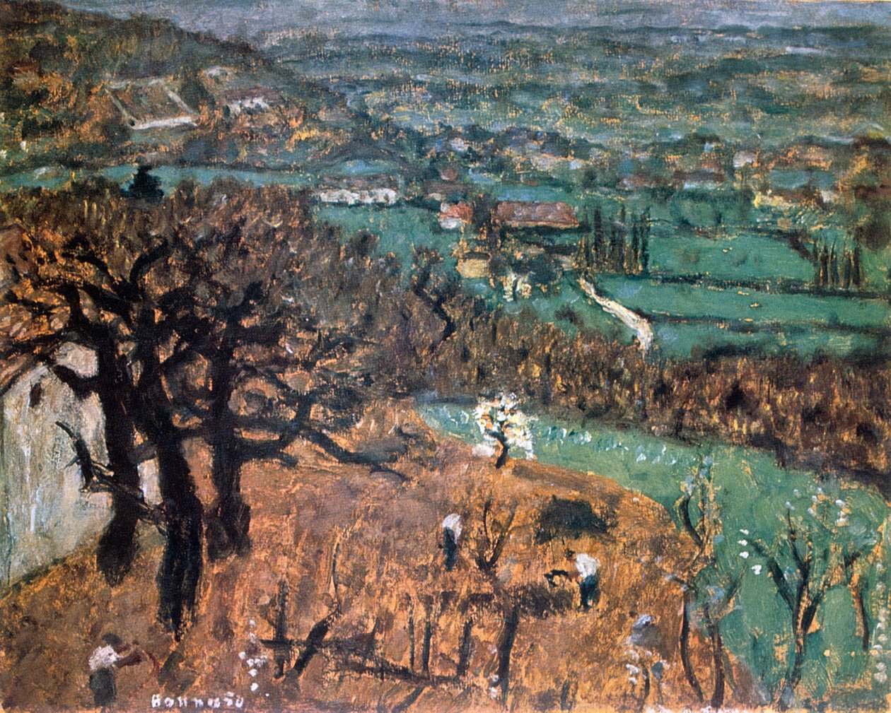 Paisaje de Dauphine, c1899 de Pierre Bonnard