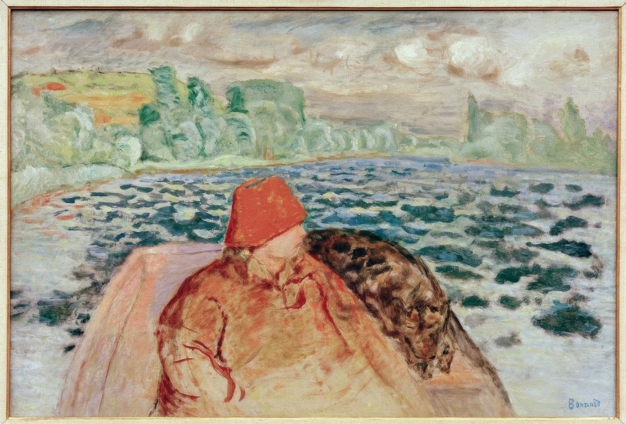 En canoa de Pierre Bonnard