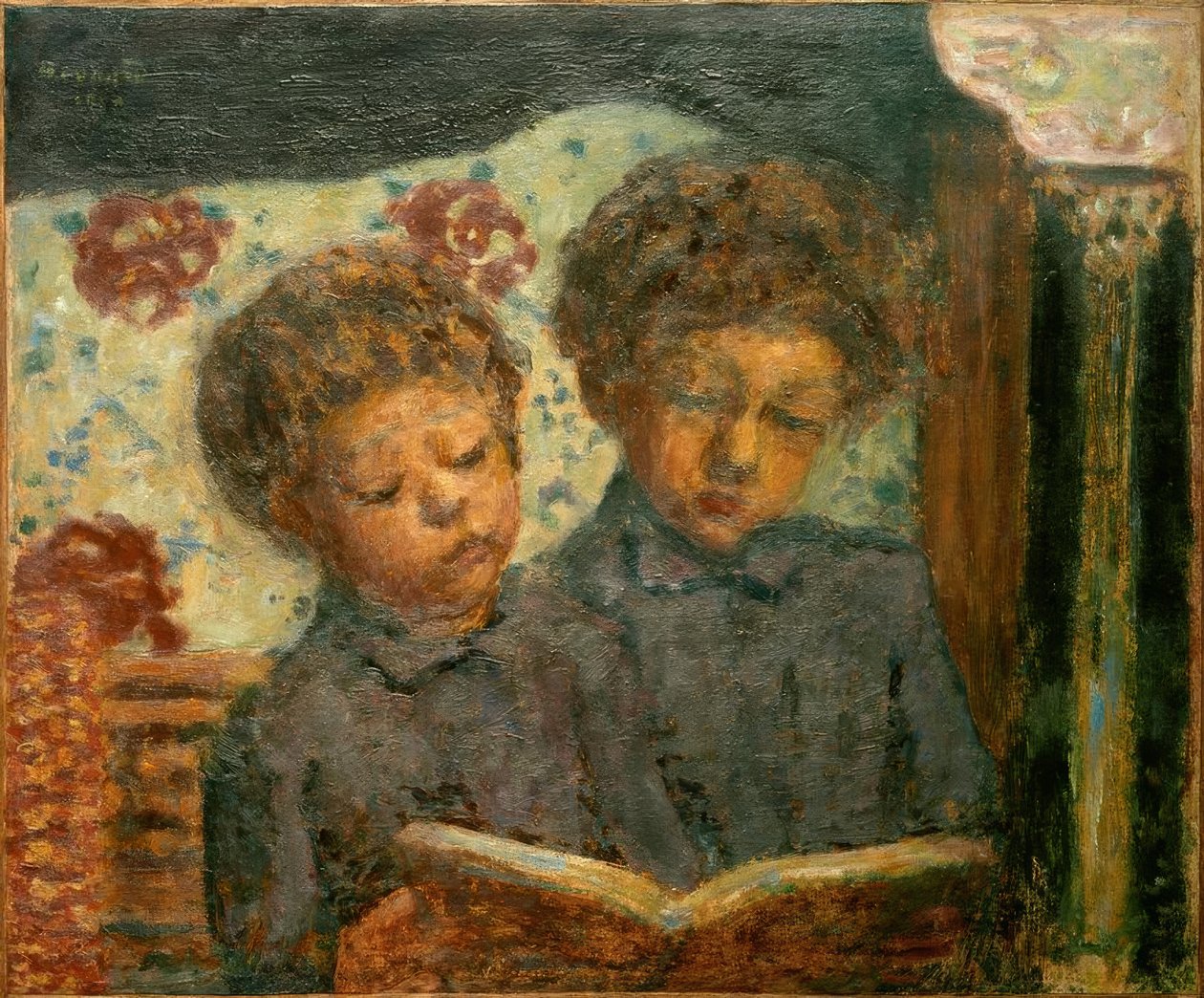 Niños leyendo (Charles y Jean Terrasse) de Pierre Bonnard