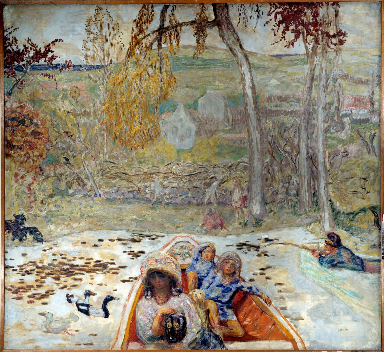En un bote de Pierre Bonnard