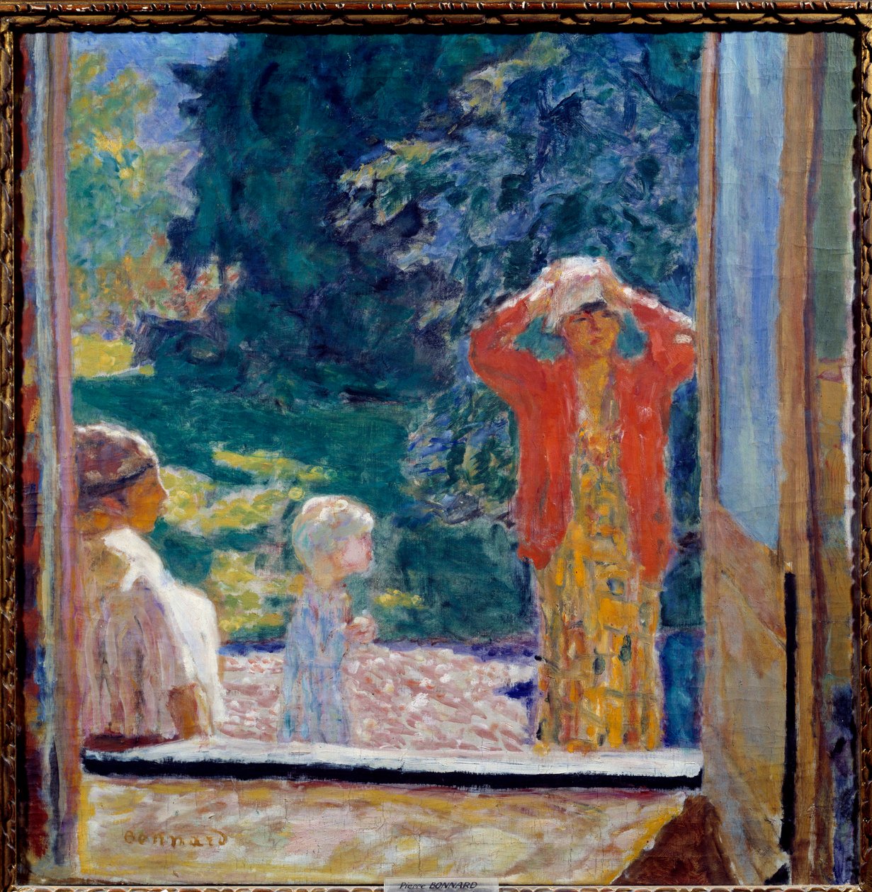 Frente a la ventana de Pierre Bonnard