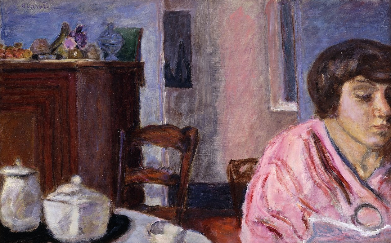 Interior con figura; Interieur avec Figure de Pierre Bonnard