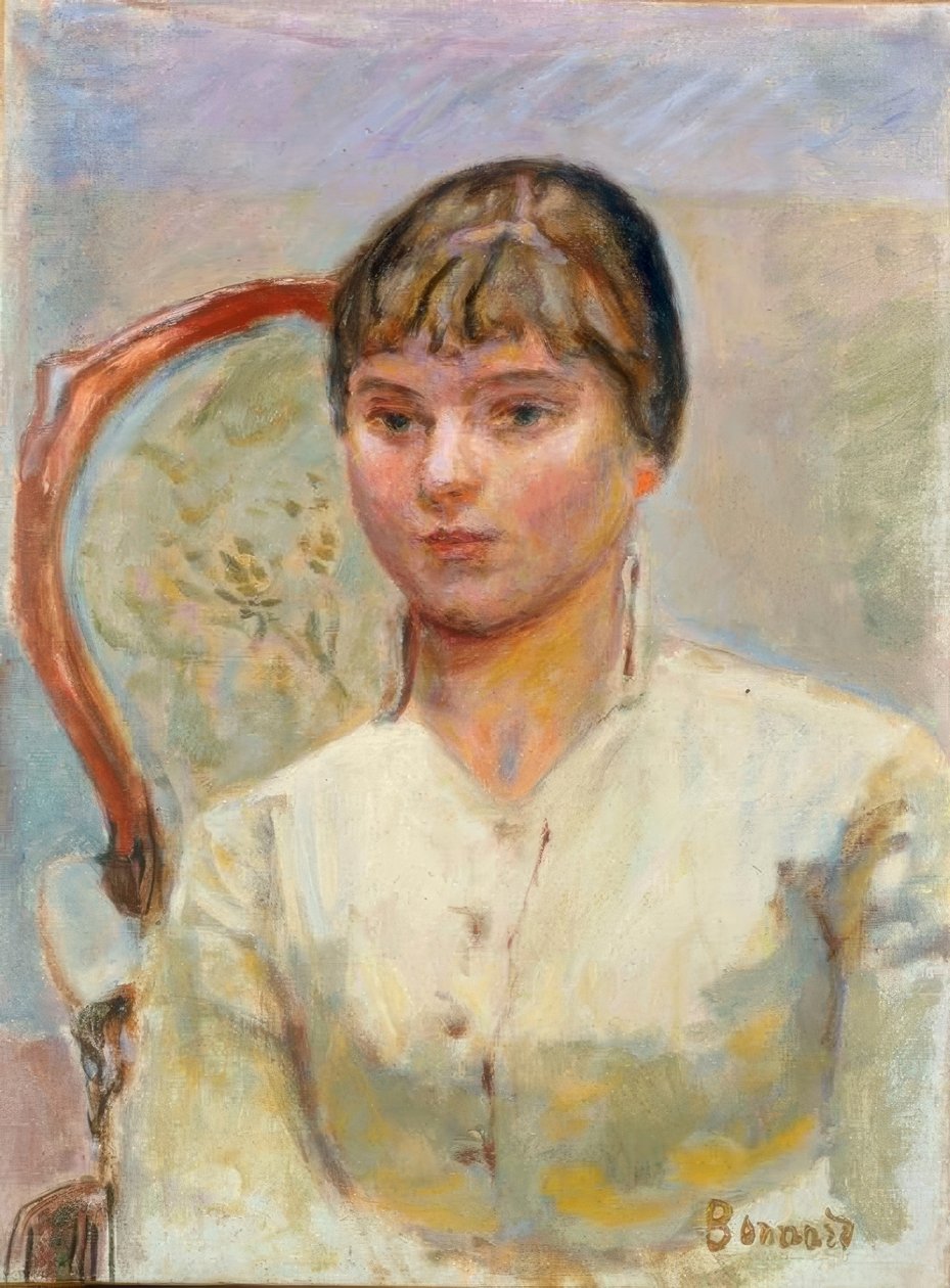 Joven mujer en el sillón de Pierre Bonnard