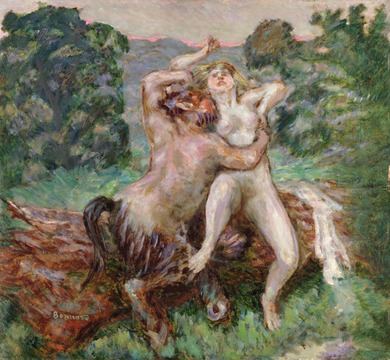 La tarde de un fauno de Pierre Bonnard
