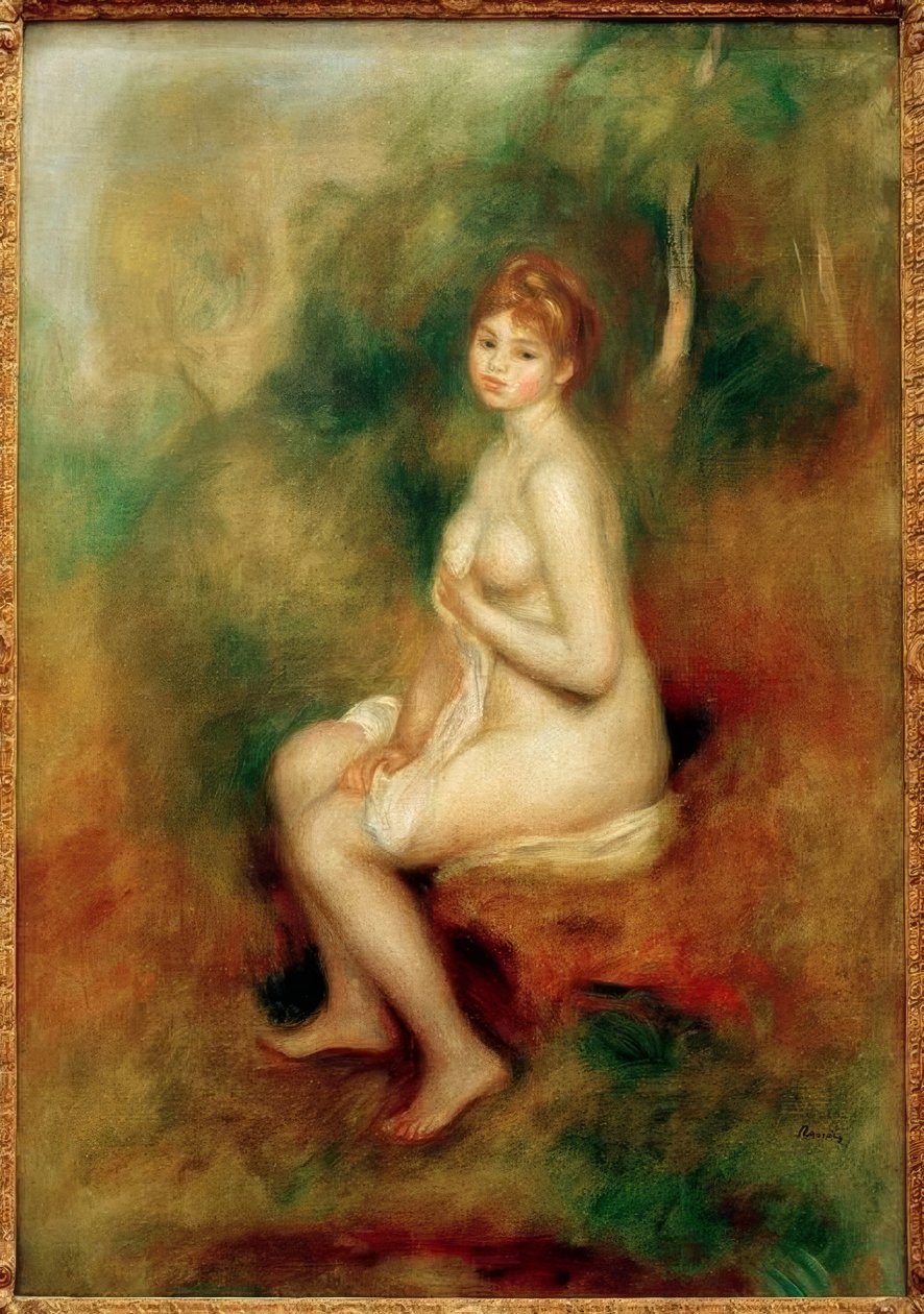 La mujer con la garza de Pierre Bonnard