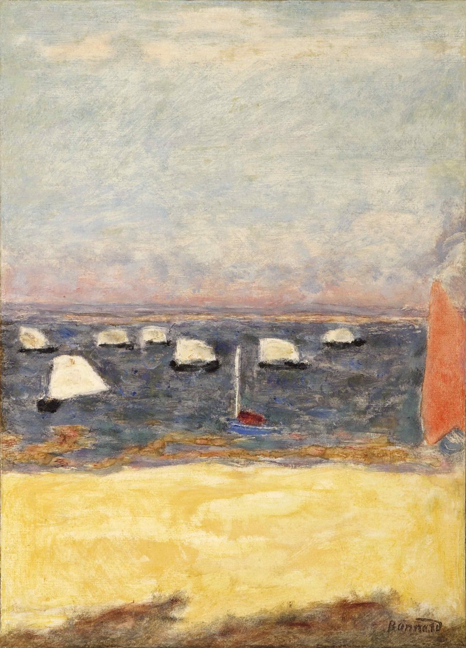 Les Voiliers, regatas, ca 1932 de Pierre Bonnard