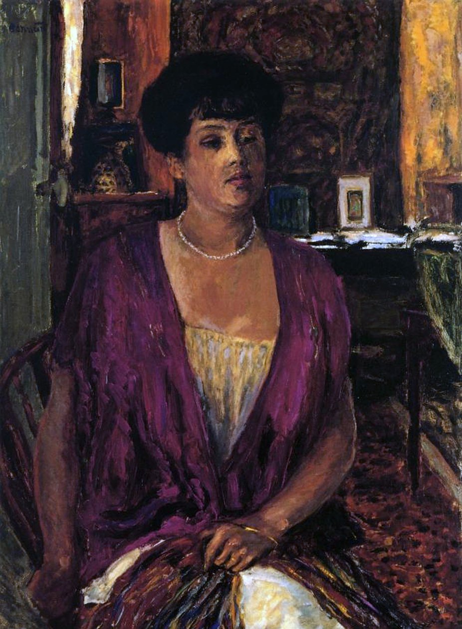 Madame Claude Anet, 1910 de Pierre Bonnard