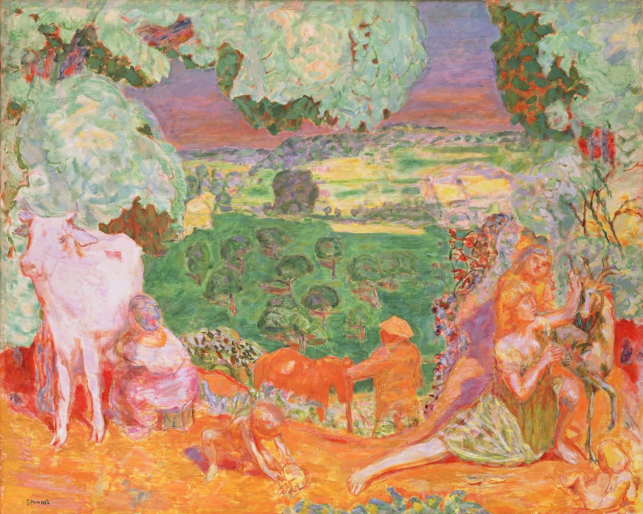 Sinfonía pastoral de Pierre Bonnard