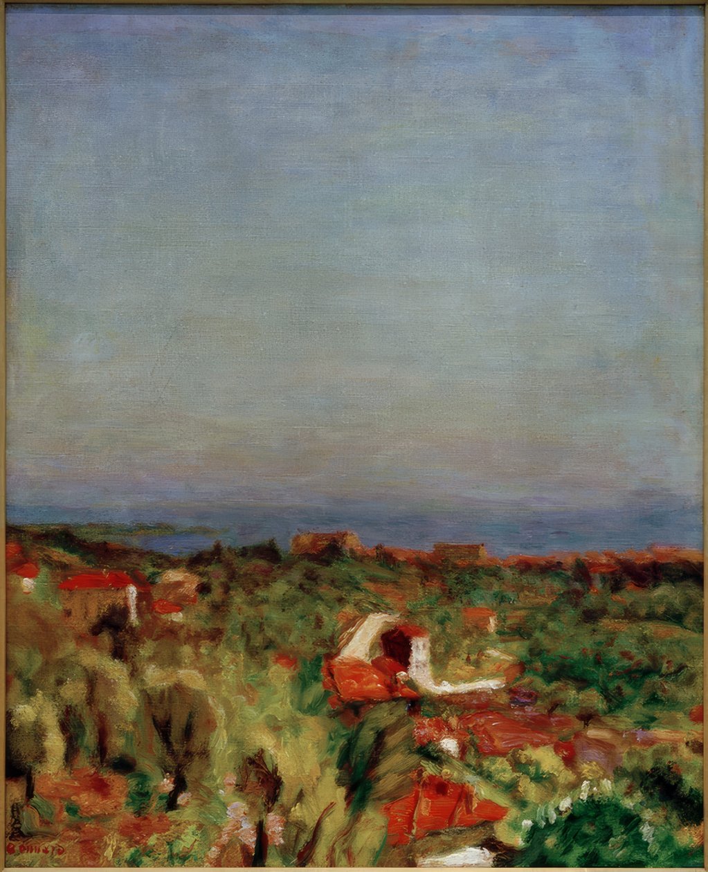 Paisaje mediterráneo (Le Cannet) de Pierre Bonnard