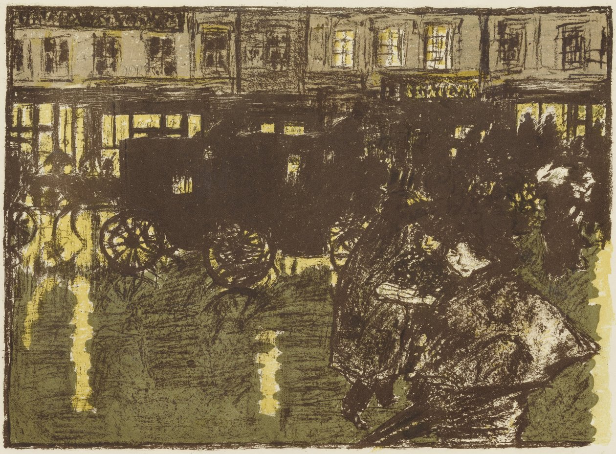 Algunos aspectos de la vida en París de Pierre Bonnard