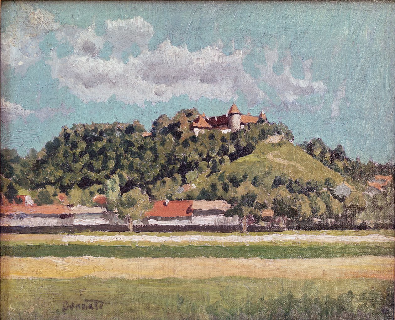 El Castillo de Virieu en Dauphiné, c.1888 de Pierre Bonnard