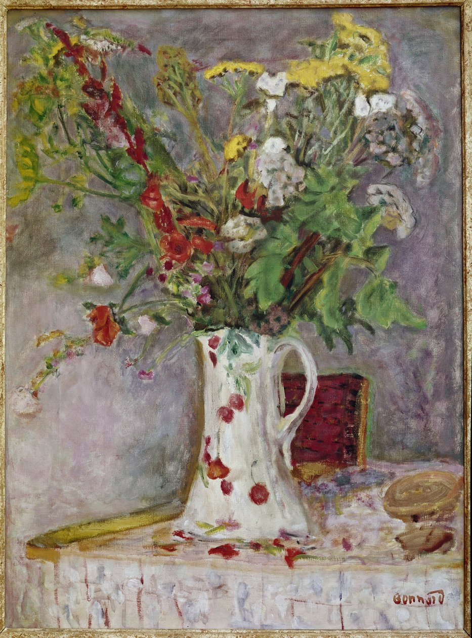 Jarrón de flores de Pierre Bonnard