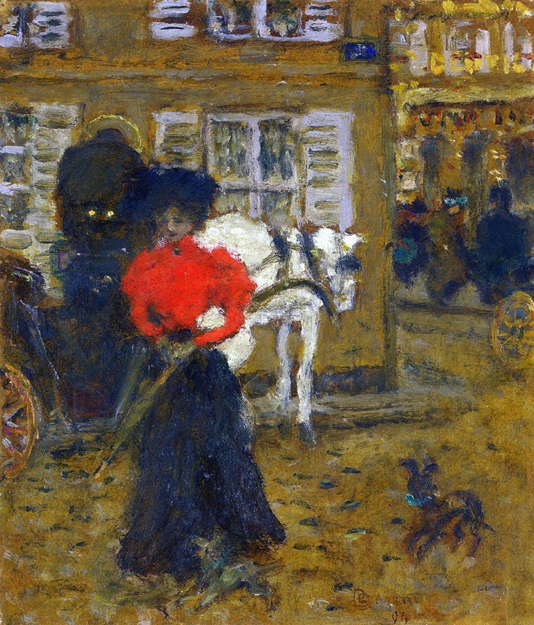 Mujer en la calle, 1894 de Pierre Bonnard