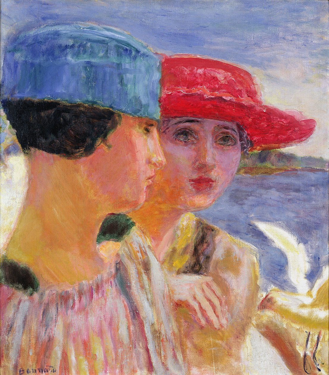 Jóvenes con una Gaviota, 1917 de Pierre Bonnard