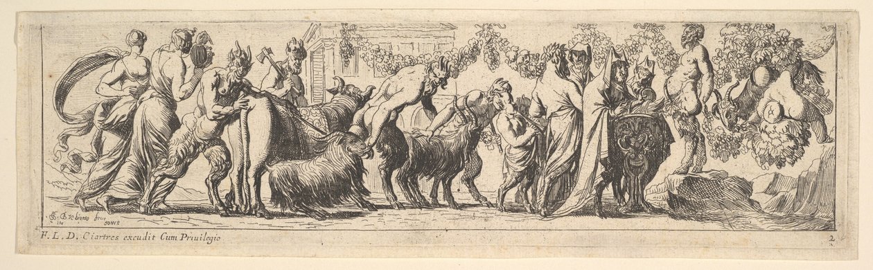 Bacanal, 1615-42 de Pierre Brebiette