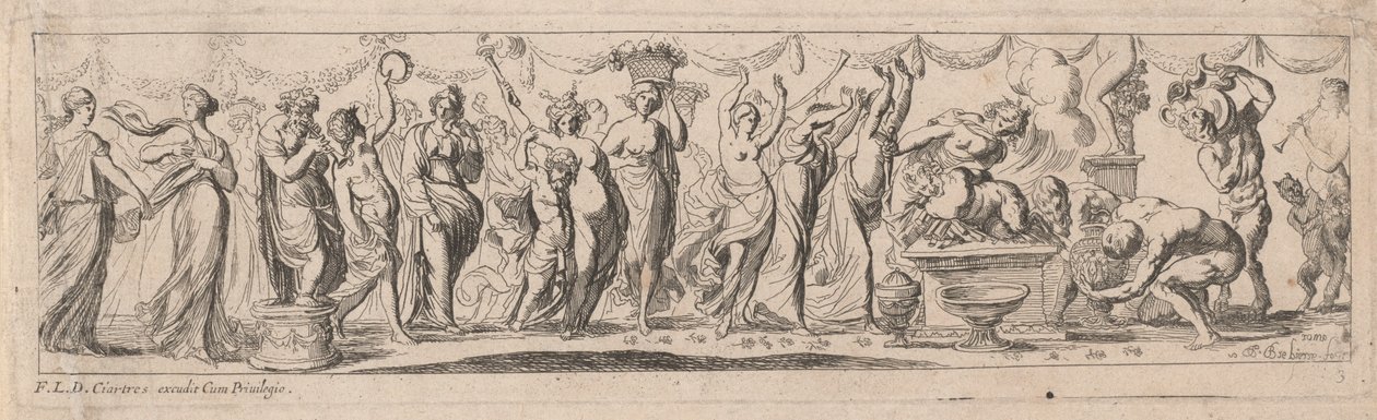 Sacrificio de un sátiro de Pierre Brebiette