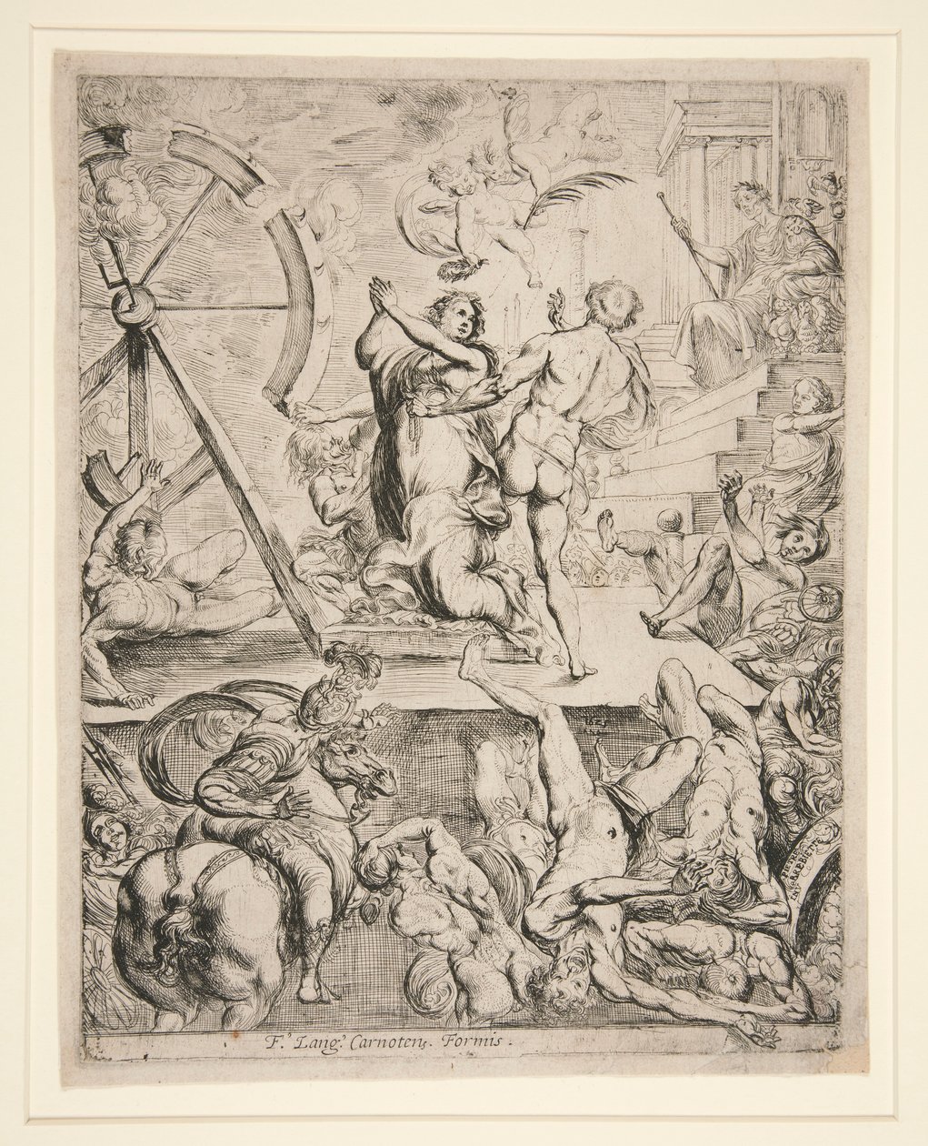 El Martirio de Santa Catalina de Alejandría de Pierre Brebiette