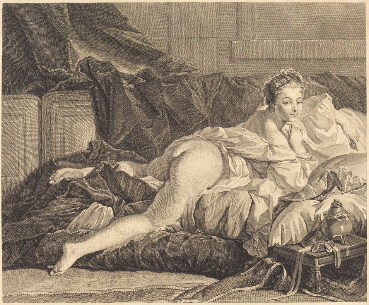 El Despertar de Pierre Charles Levesque after François Boucher