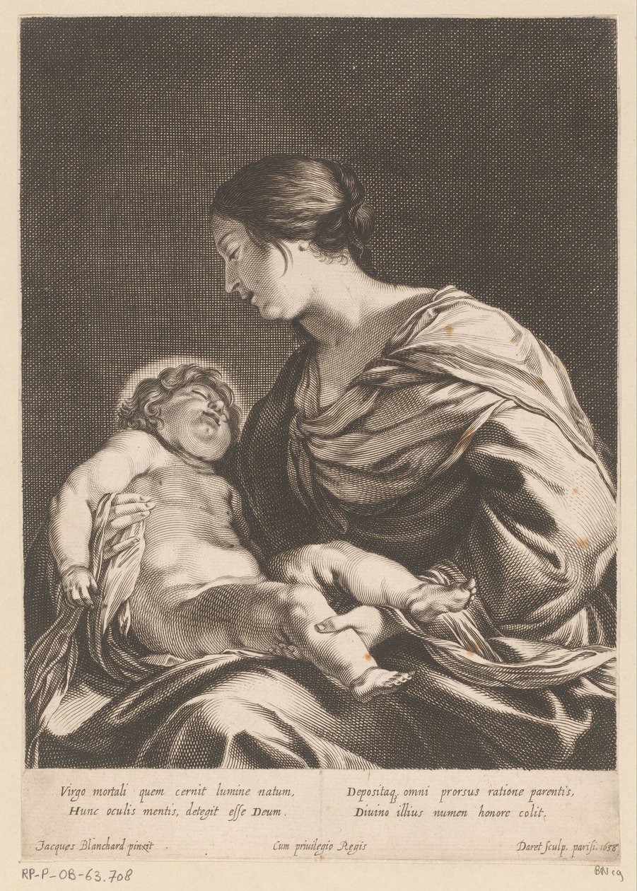 María con el niño de Pierre Daret