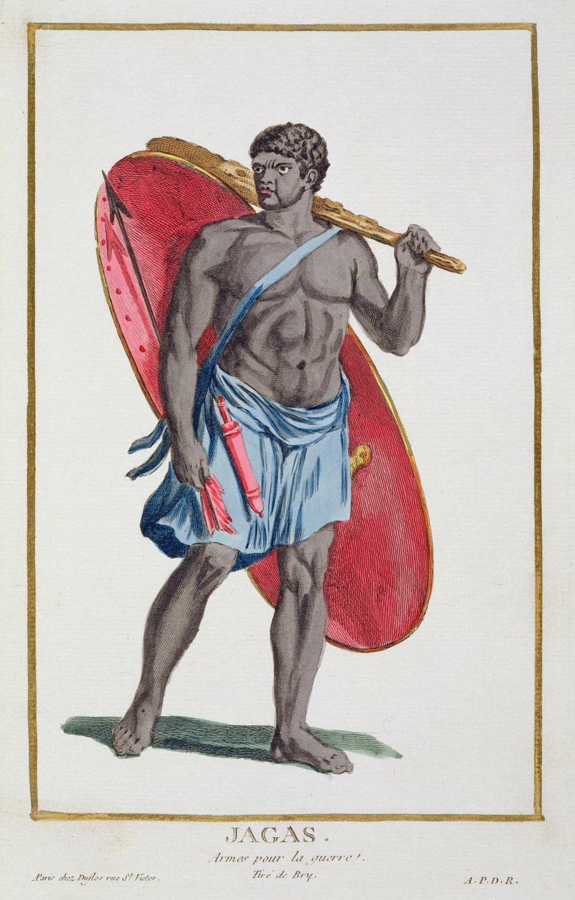 Un guerrero de Jagas de Pierre Duflos
